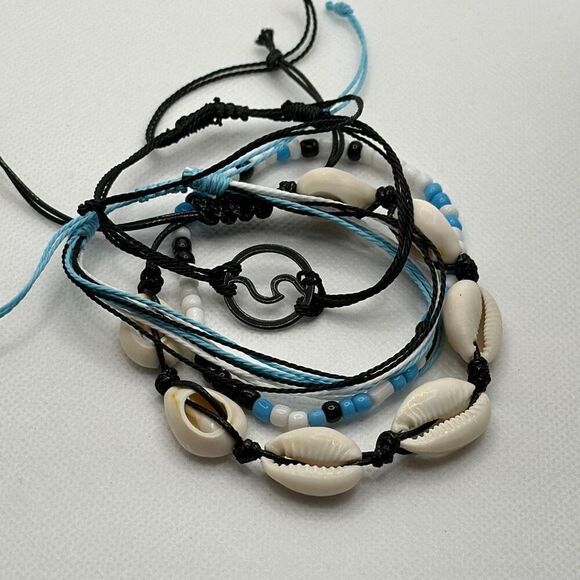 Brand New!! Puka shell and bead bracelet/anklet bundle - Picture 4 of 4